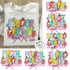 Back To School Bundle Teacher Png, Kindergarten Png, Back To School Teacher Design, Teacher Shirt Design, First Day School Png Sublimation