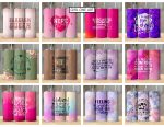 Sarcastic Tumbler Wrap Bundle 20oz Skinny Straight Funny Sayings Sublimation Sassy Quotes Design Digital Download Sarcasm PNG Mom Life