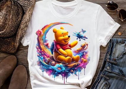 8 PNG Honey Bear Watercolor Digital design PNG file for sublimation – High Resolution -Instant Digital PNG Download