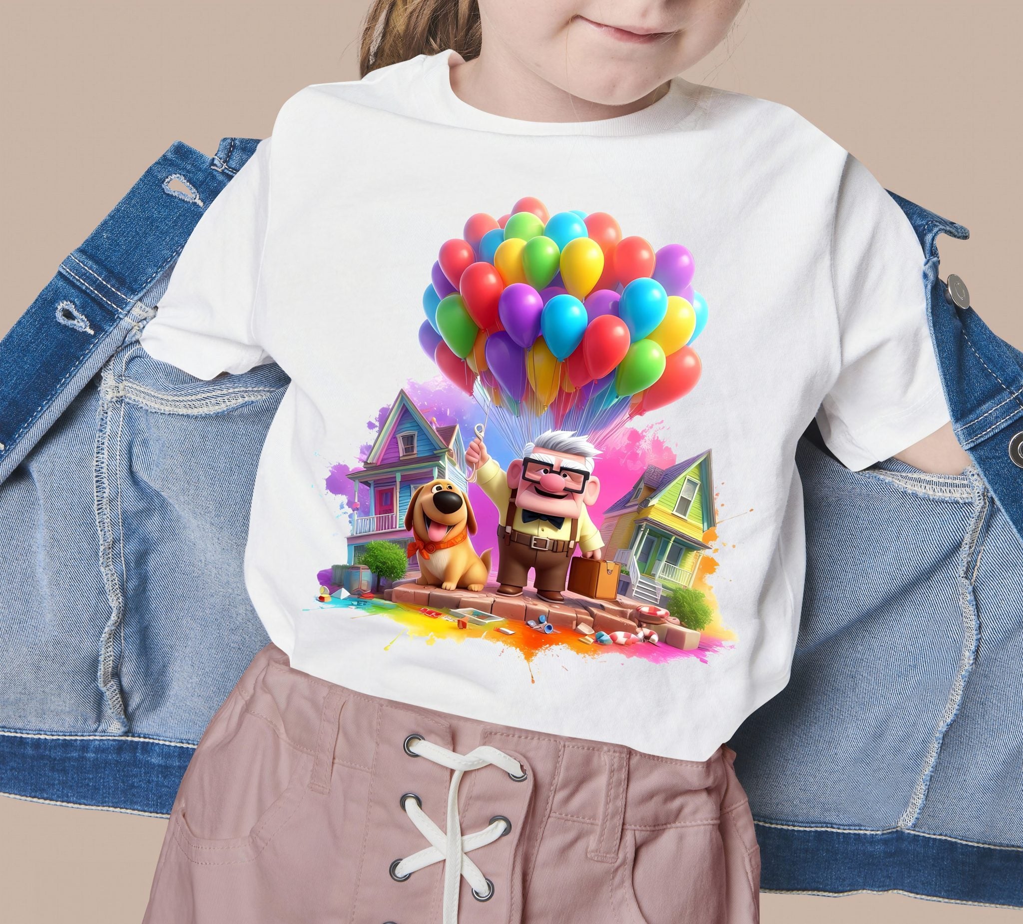 6 PNG UP Movie Splash and Watercolor Digital design file for sublimation – High Resolution -Instant Digital PNG Download