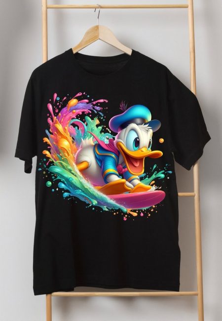 4 PNG Donald Duck Splash and Watercolor Digital design PNG file for sublimation – High Resolution