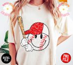 Glitter Baseball Bundle png, Retro Baseball Png Bundle, Baseball Team Png, Baseball Mama shirt, Baseball png, Baseball Sublimation Design,