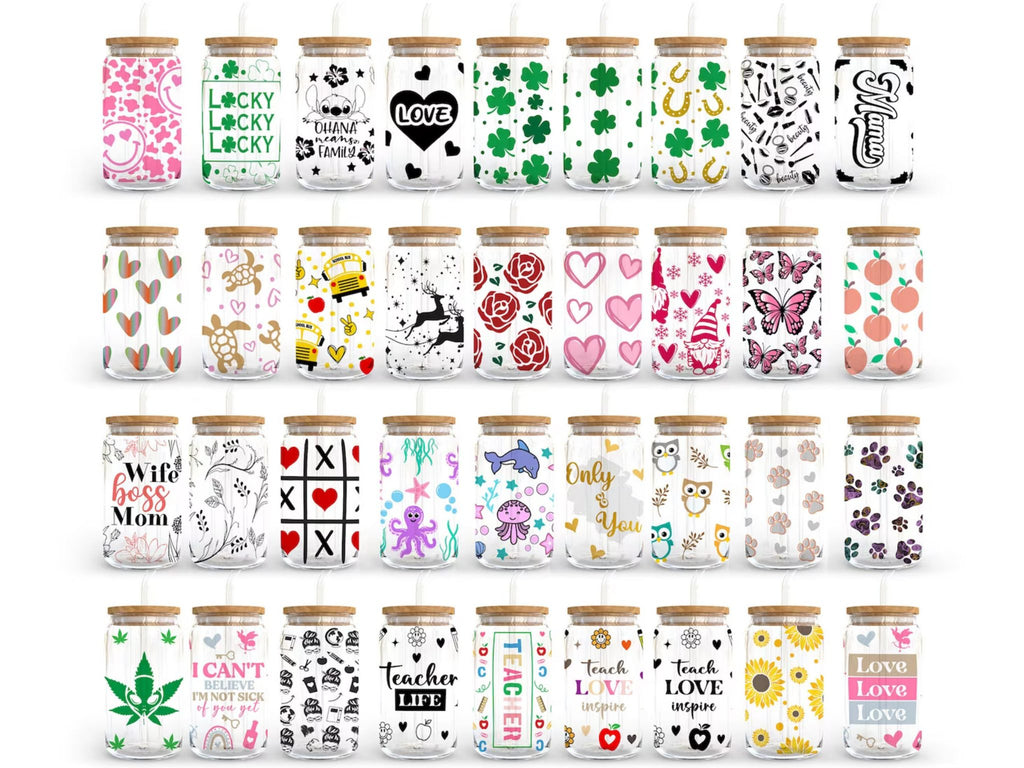 350+ Libbey Glass Can Bundle – 16oz Glass Can svg, Libbey Glass Can Wrap, svg Files for Cricut & Silhouette Cameo, Glassware svg