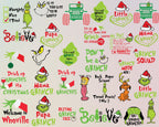 The Grinch Svg Bundle | 190+ Unique Design | Grinch Christmas Svg, Grinch Clipart Files, Cricut & Silhouette Digital File | Instant Download