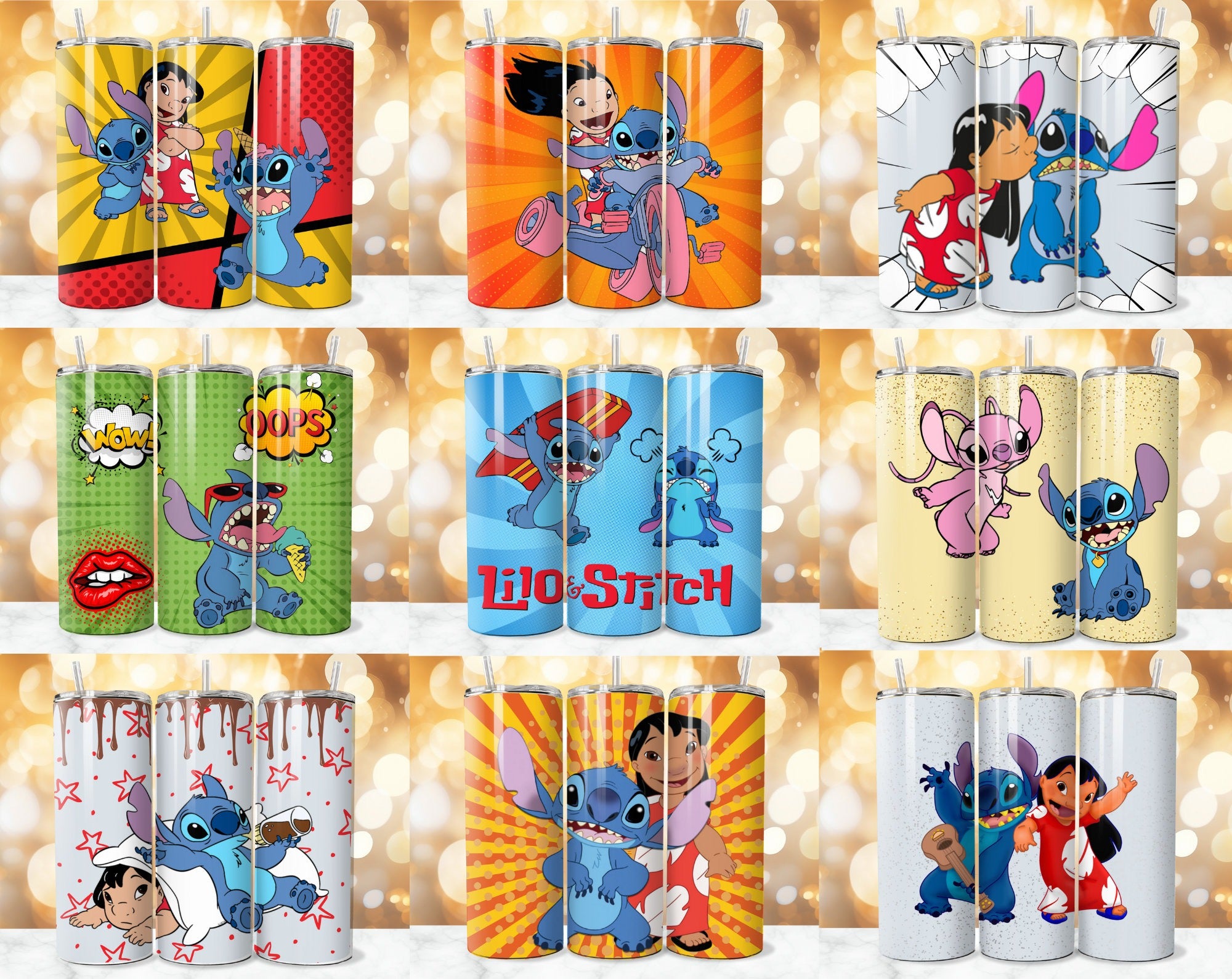 320 + Stitch Tumbler Wrap Designs Bundle, Stitch Sublimation Designs, Lilo & Stitch Tumbler PNG, 20 oz Stitch Tumbler Wrap PNG, Stitch Wrap