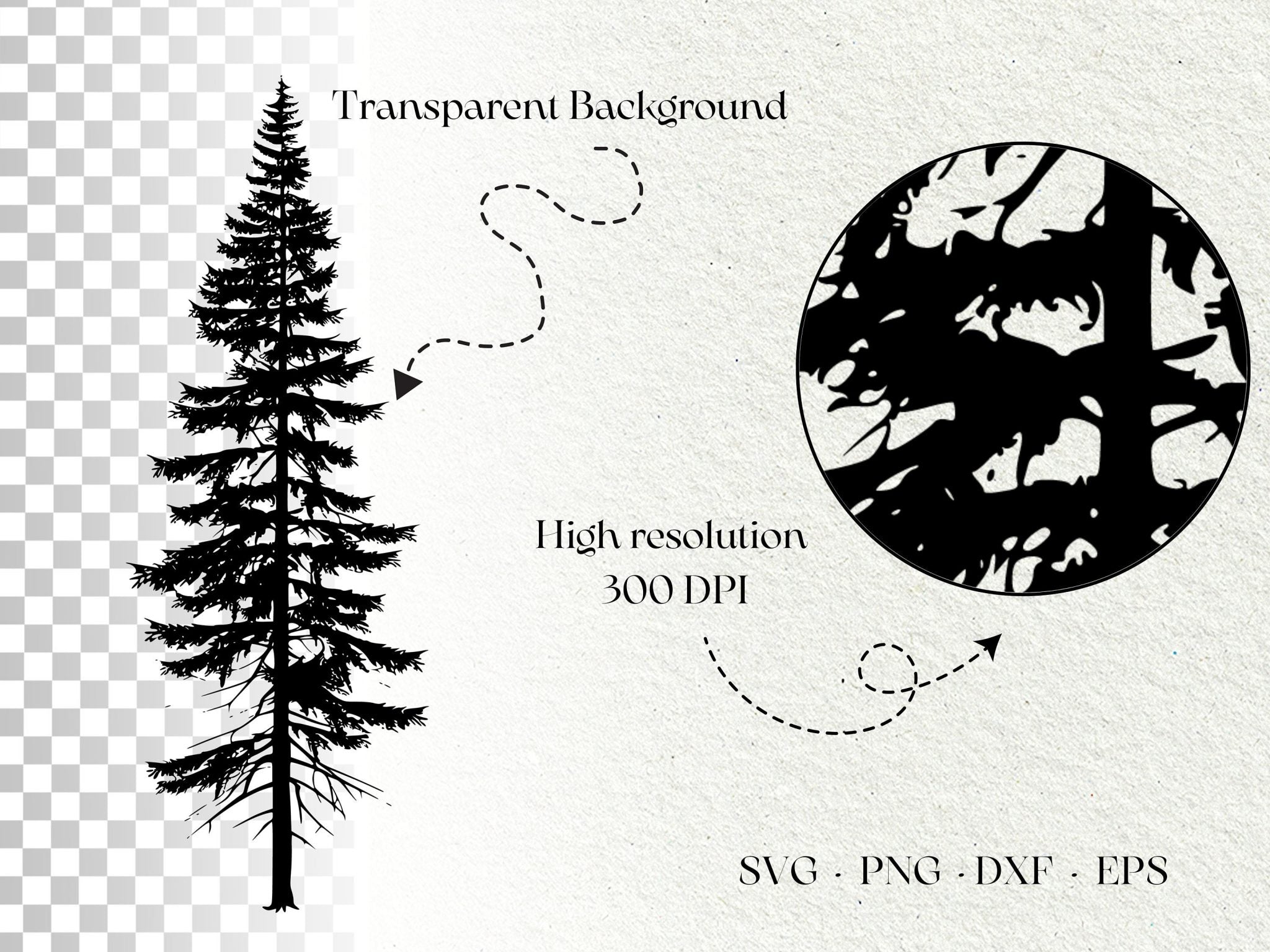 Forest Landscape SVG / Forest scene svg / Forest silhouette svg / Instant Download / Mountain Svg Bundle / Commercial use / Woodland SVG