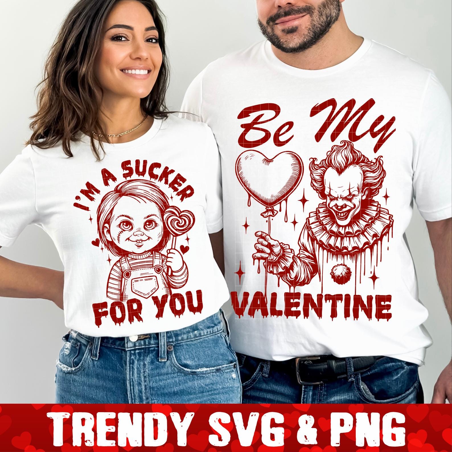 Funny Horror Valentines SVG Bundle, Adult Humor Valentines Day svg, Snarky Nightmare Love svg, Scary Vday svg, Trendy Valentine Shirt svg