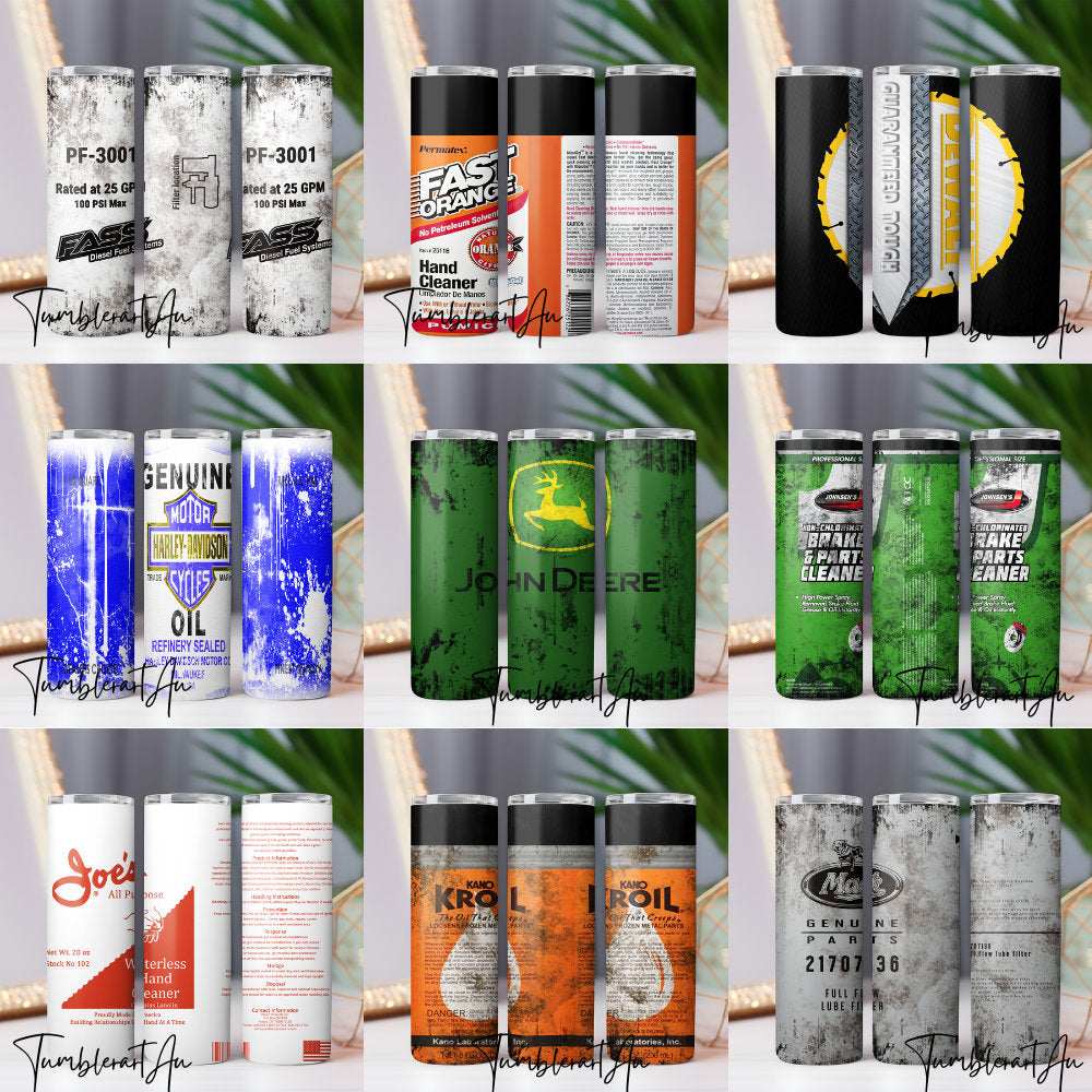 140+ Motor Oil Tumbler Wrap Bundle, Dirty Oil Tumbler, 10oz Dusty Metal Can, Motor craft Tumbler, Oil Filter Sublimation, Motor Oil Tumbler