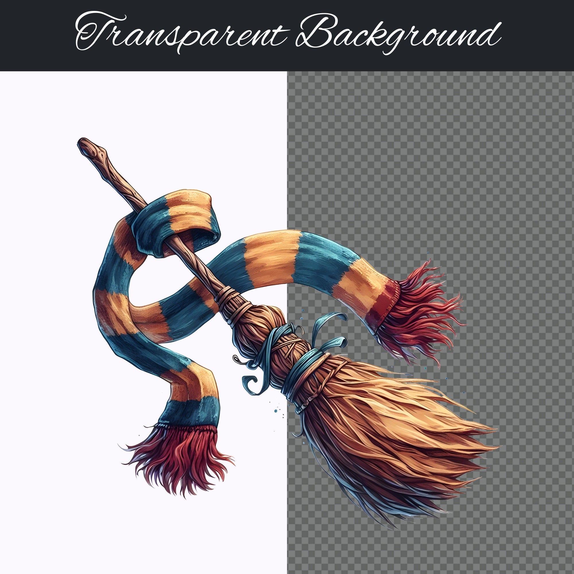 100 Wizard School Clipart Set – 300 DPI, High-Resolution, Transparent Background for Commercial Use, Perfect for DIY Gifts & Crafts