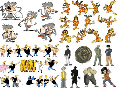 2400+ Cartoon Characters Mega Bundle Svg, Cricut Printable Clipart Silhouette