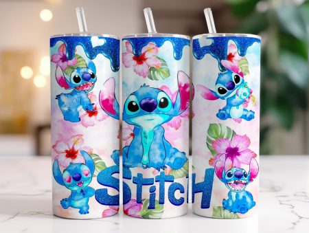 50+ Design 3D, 2D Inflated Stitch Tumbler PNG, Stitch Tumbler, Cartoon Inflated Tumbler,Tumbler Wrap, Full Tumbler Wrap, 20oz Skinny Tumbler