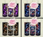 32 Team American Football Tumbler PNG Sublimation Designs, Football Mascot 20oz Skinny Tumbler Wrap PNG, Football Png Digital Download, NFL Tumbler