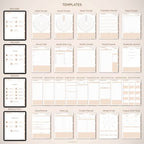Digital Planner – GoodNotes, iPad, Notability | Daily, Weekly, Monthly | 2024-2025 | Undated | Digital Planner 2024 2025 Undated iPad