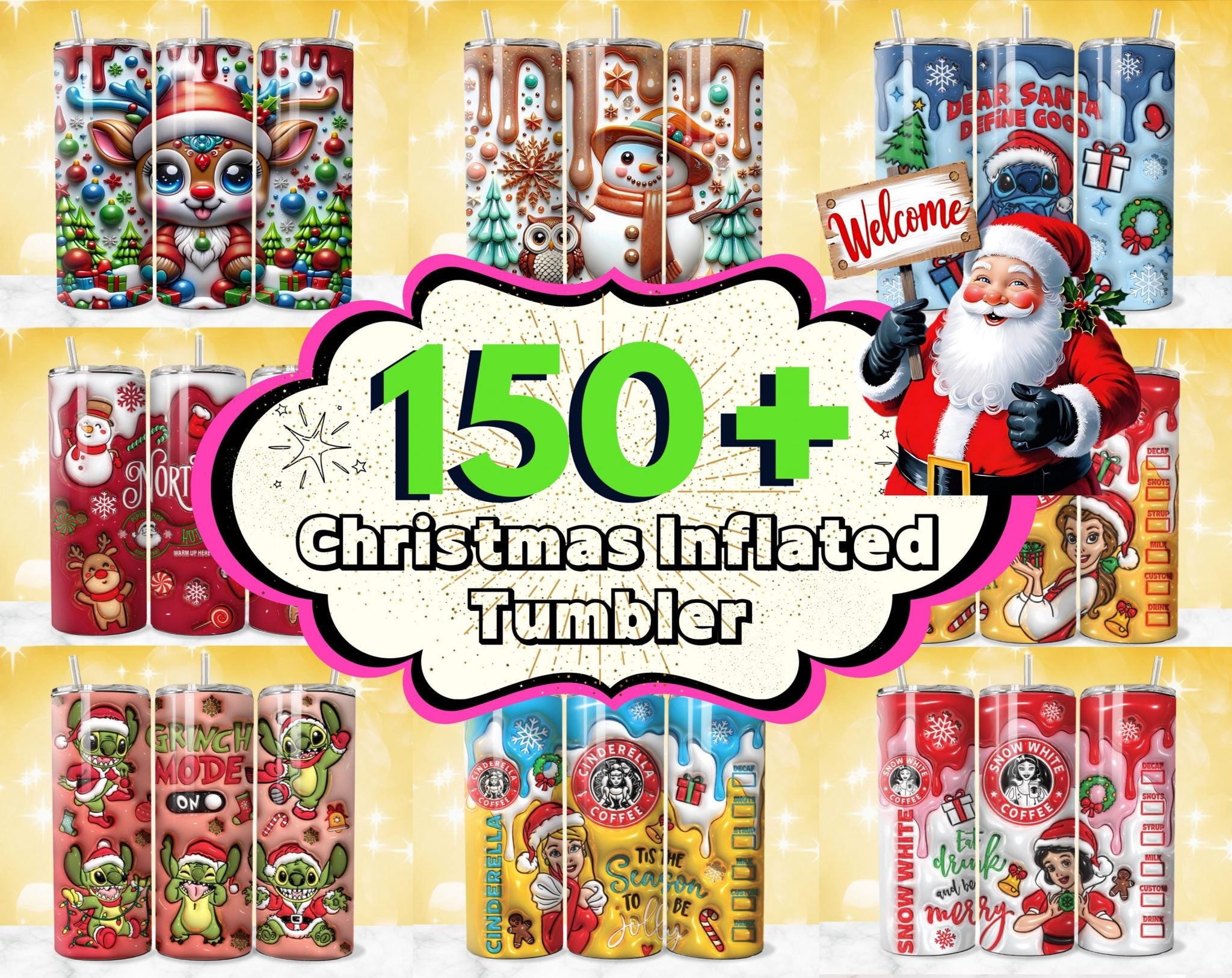 1800 + Mega Christmas Tumbler Wrap Designs Bundle, 20oz Christmas Sublimation, Christmas 40oz Quencher, Christmas Mug, Christmas Libbey Wrap