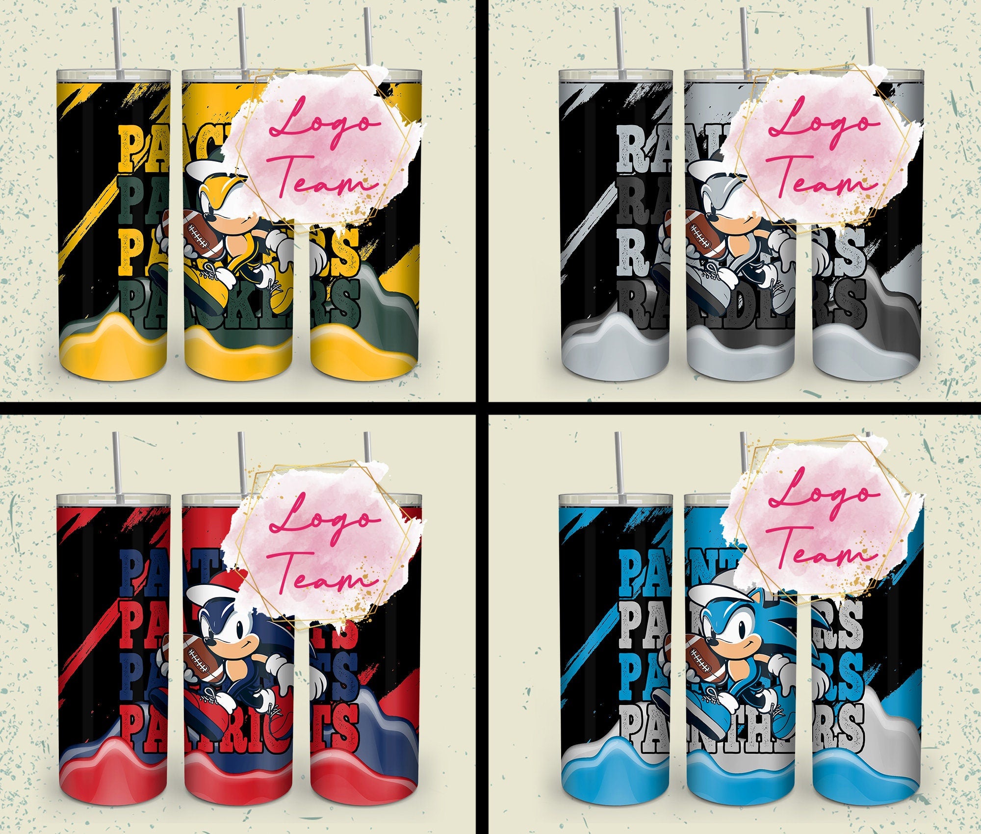 32 Team American Football Tumbler PNG Sublimation Designs, Football Mascot 20oz Skinny Tumbler Wrap PNG, Football Png Digital Download, NFL Tumbler