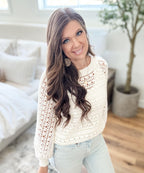 CROCHET PATTERN & VIDEO/ Caribbean Sea Sweater, Crochet Lace Sweater Pattern, Lace Crochet Top, Gifting, Sizes Xs-5X, Womens, Pdf