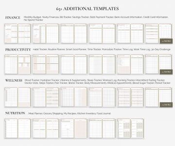2024-2025 Digital Planner, GoodNotes Planner, iPad Planner, Daily Planner, Notability Planner, Android Planner daily digital planner