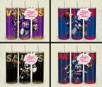32 Team American Football Tumbler PNG Sublimation Designs, Football Mascot 20oz Skinny Tumbler Wrap PNG, Football Png Digital Download, NFL Tumbler