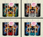 32 Team American Football Tumbler PNG Sublimation Designs, Football Mascot 20oz Skinny Tumbler Wrap PNG, Football Png Digital Download, NFL Tumbler