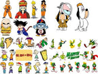 2400+ Cartoon Characters Mega Bundle Svg, Cricut Printable Clipart Silhouette