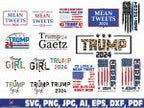 170,000 Gifts! Trump 2024 svg, trump svg bundle, trump flag 2024 svg, trump face png, I’m Voting For The felon SVG, trump take America back