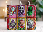 90+ The Nightmare Before Christmas Tumbler Wrap Bundle 2D-3D, Instant Download 20Oz Tumbler PNG Wraps Design, Digital 20Oz Skinny Tumbler