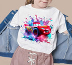 8 PNG Lightning McQueen Cars Splash and Watercolor Digital design PNG file for sublimation – High Resolution -Instant Digital PNG Download
