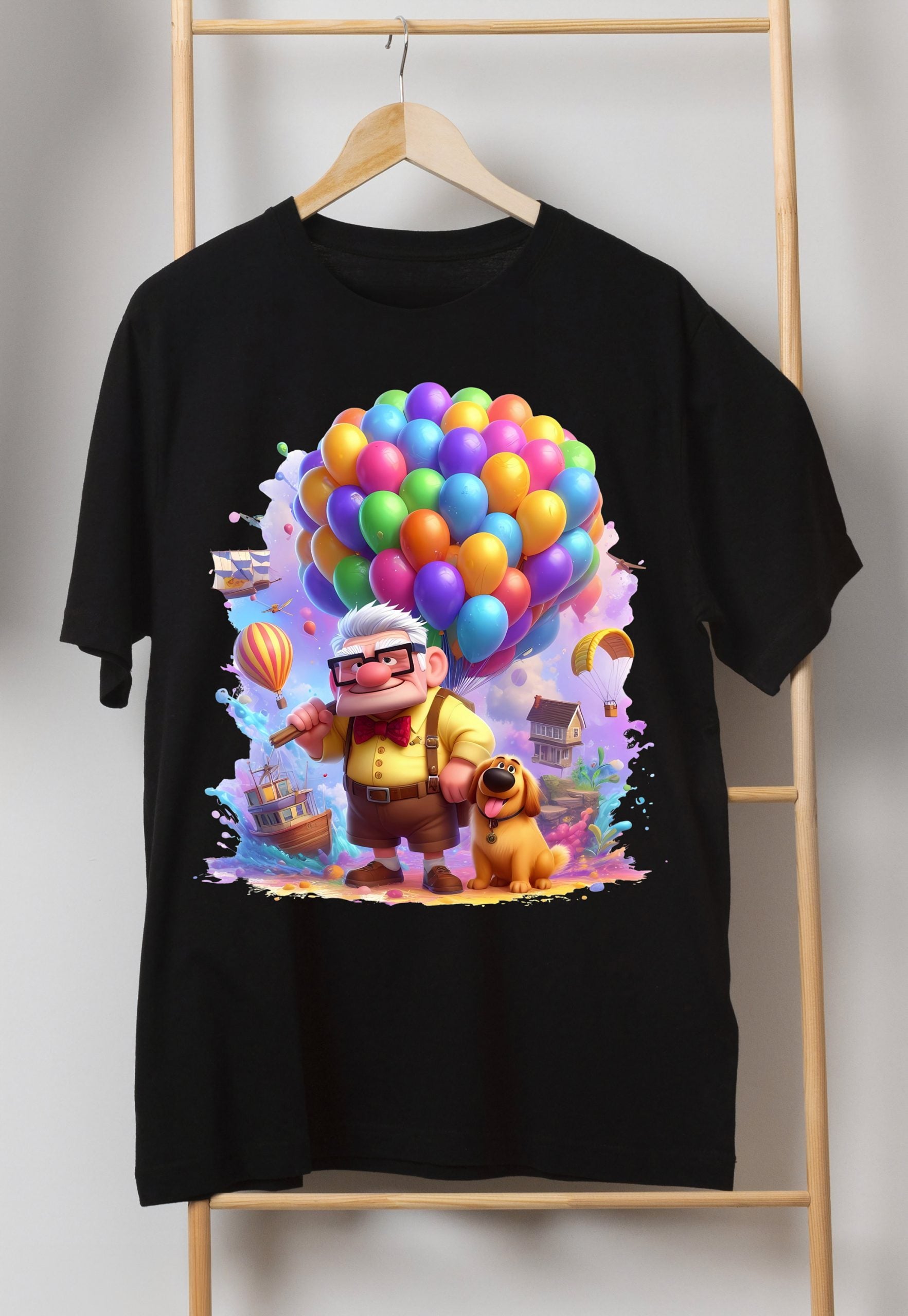 6 PNG UP Movie Splash and Watercolor Digital design file for sublimation – High Resolution -Instant Digital PNG Download