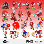 super sonic Hedgehog bundle 460 Png & 146 Svg, Sonic and shadow font and All Characters, Fonts, papers, stickers, birthday Digital Download.