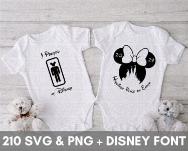 210 SVG, PNG, Best Seller Bundle, 2023, 2024, 2025, 2026, Mouse Font ttf file, Mickey, Minnie, silhouette, cricut, vinyl cut files, digital