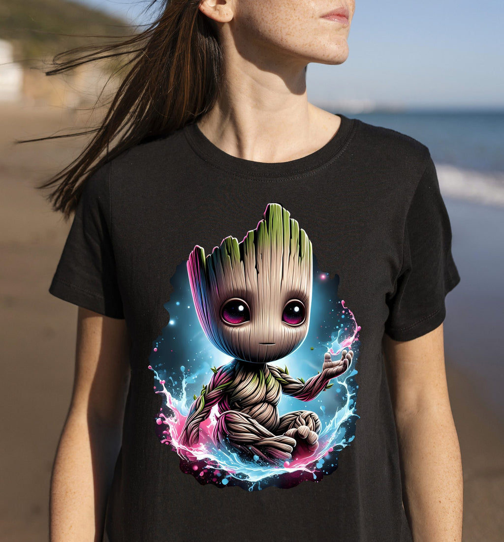 Set of 8 Watercolor splash Baby Groot png Digital images for printing, T-Shirts, Groot Print High Resolution-Instant Digital Download