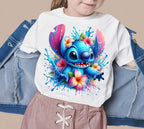 8 PNG Stitch Splash and Watercolor Digital design PNG file for sublimation – High Resolution -Instant Digital PNG Download