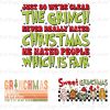 The Grnich Png Bundle, Merry Grnichmas Png, Retro Grinc Png, Christmas Sublimation, Digital Sublimation, Unique Designs, Checkered Grinch