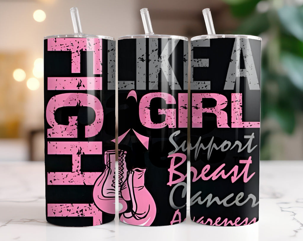 100+ Breast Cancer Tumbler Wrap Bundle 20oz Skinny Tumbler Sublimation PNG Ribbon Awareness Cancer Awareness Glitter Pink Tumbler