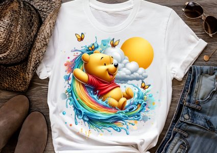 8 PNG Honey Bear Watercolor Digital design PNG file for sublimation – High Resolution -Instant Digital PNG Download
