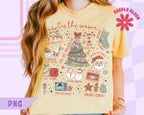 Retro Christmas PNG, Xmas PNG, Tis The Season Christmas PNG, Cute Santa Holiday Sublimation Design, Trendy Festive Png, Hot Cocoa Png