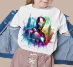 8 PNG Iron Man Splash and Watercolor Digital design PNG file for sublimation – High Resolution -Instant Digital PNG Download