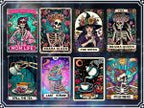 60+ Snarky Funny Tarot Card Bundle, Woman Skeleton Mother Sublimation Design, Witchy Vibes Skull Mama PNG File, Snarky Funny, Digital File
