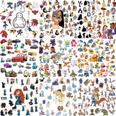 80000+ Mega Svg Bundle Cricut File LAYERED, Mickey Mouse, Minnie, Frozen, Moana, Ariel, Elsa, Stitch, Toy Story, Pooh PNG SVG