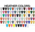 Editable Color Chart Bella Canvas 3001 169 PNG Transparent Files + 24 JPEG Templates Unisex Style Men Women T-shirt Mockup Custom Chart