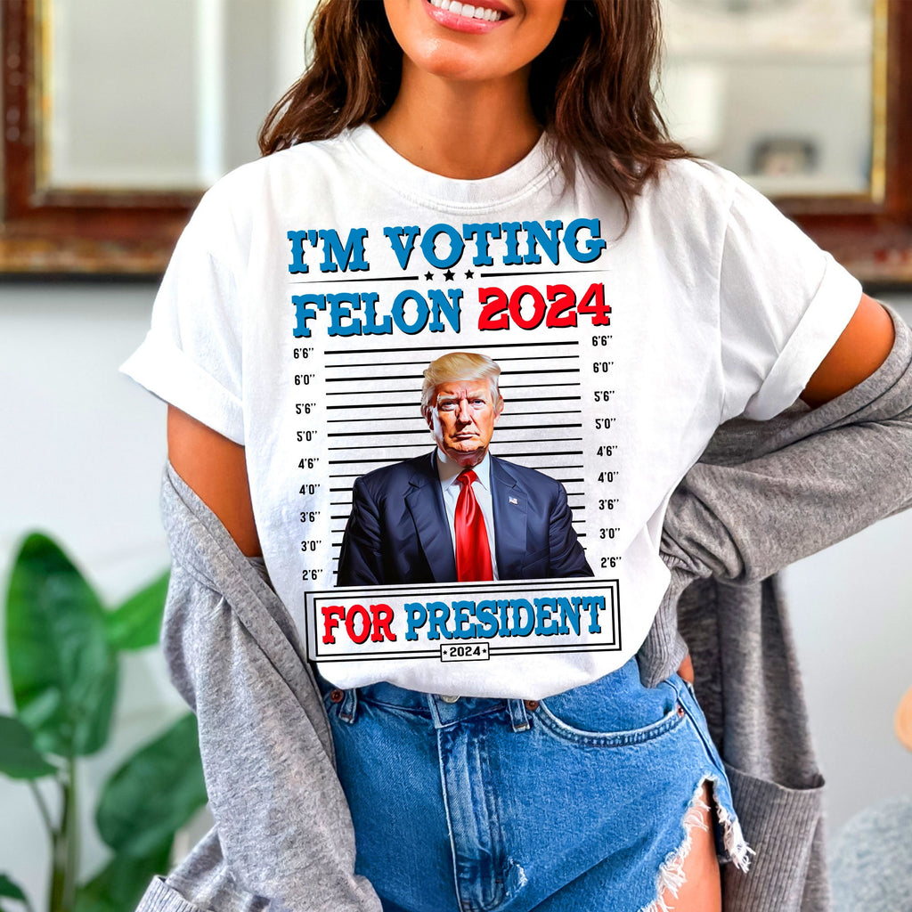 Bundle 75+ I’d Rather Vote For A Felon Than A Jackass 2024 Png, I’m Voting For The Felon Trump PNG, Trump for President, 4th Of July Png