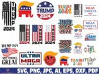 170,000 Gifts! Trump 2024 svg, trump svg bundle, trump flag 2024 svg, trump face png, I’m Voting For The felon SVG, trump take America back