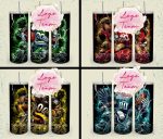 32 Team American Football Tumbler PNG Sublimation Designs, Football Mascot 20oz Skinny Tumbler Wrap PNG, Football Png Digital Download, NFL Tumbler