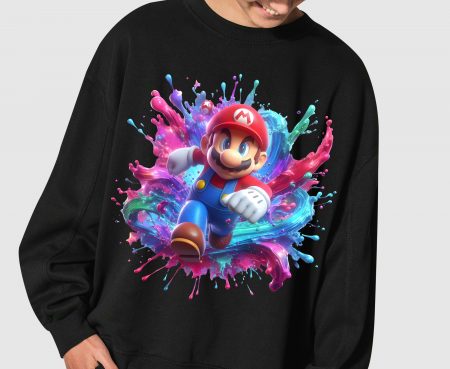 8 PNG Super Mario Splash and Watercolor Digital design PNG file for sublimation – High Resolution -Instant Digital PNG Download