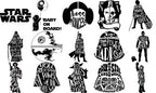 Star Wars Svg, 2500+ Starwars Svg Bundle, Star Wars Png, Svg Files For Cricut, Darth Vader Svg, Mandalorian Svg, Svg For Cricut, Layered