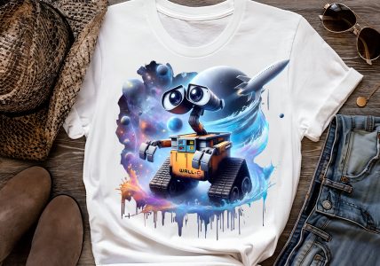 8 PNG Wall-E Splash and Watercolor Digital design PNG file for sublimation – High Resolution -Instant Digital PNG Download