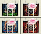 32 Team American Football Tumbler PNG Sublimation Designs, Football Mascot 20oz Skinny Tumbler Wrap PNG, Football Png Digital Download, NFL Tumbler