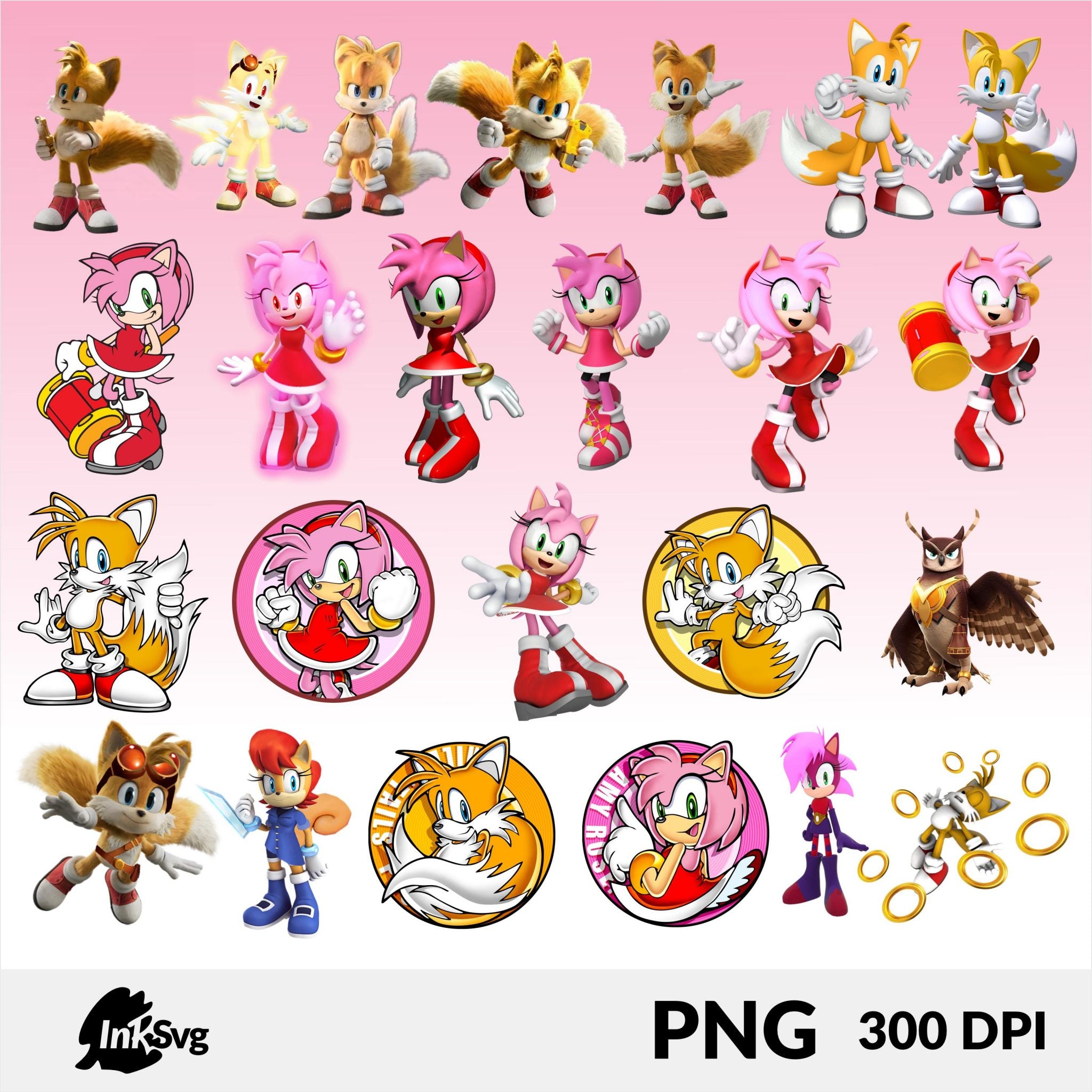 super sonic Hedgehog bundle 460 Png & 146 Svg, Sonic and shadow font and All Characters, Fonts, papers, stickers, birthday Digital Download.