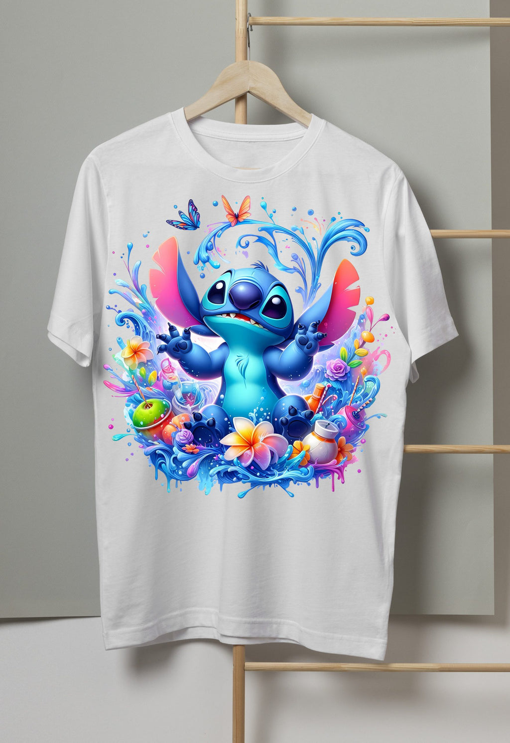 9 PNG Stitch Splash and Watercolor Digital design PNG file for sublimation – High Resolution -Instant Digital PNG Download