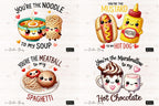 Food Pun Funny Valentine PNG Sublimation Bundle, Valentines Day PNG, Food Pun Png, Funny Couple Png, Corny Couple Gift Valentine Sublimation